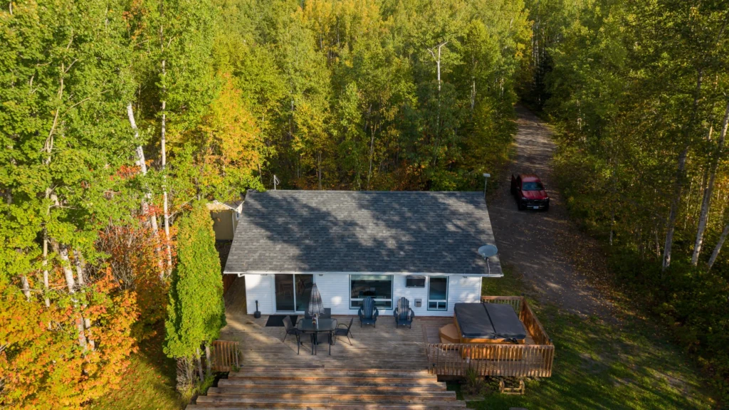 Nestled in the woods